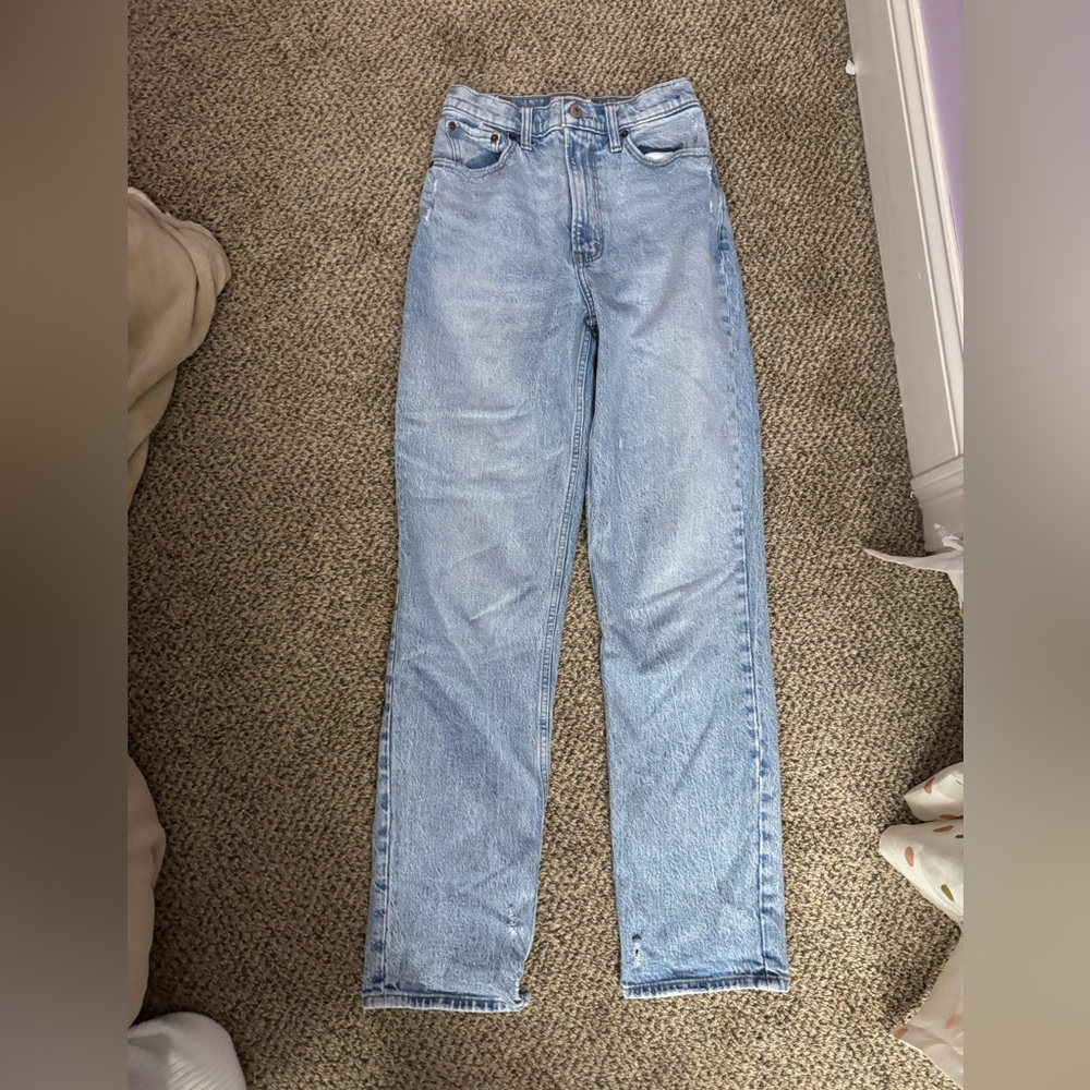 Abercrombie and Fitch light wash jeans
